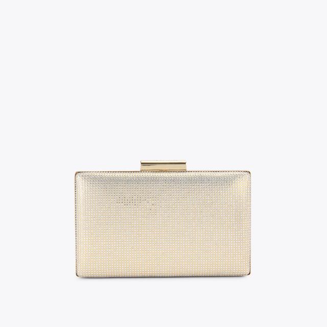 carvela by kurt geiger AINTREE CLUTCH Gold Crystal Clutch Bag by CARVELA