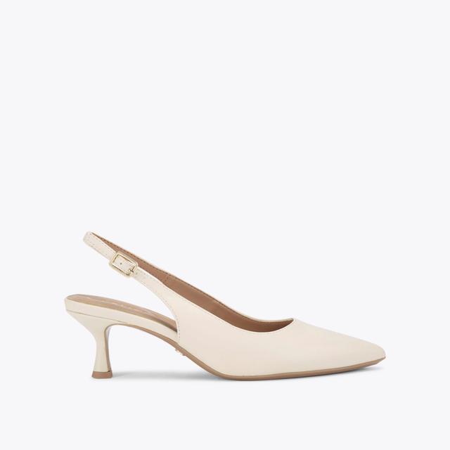 carvela by kurt geiger ALLEGRA SLING Bone Slingback Heel by CARVELA