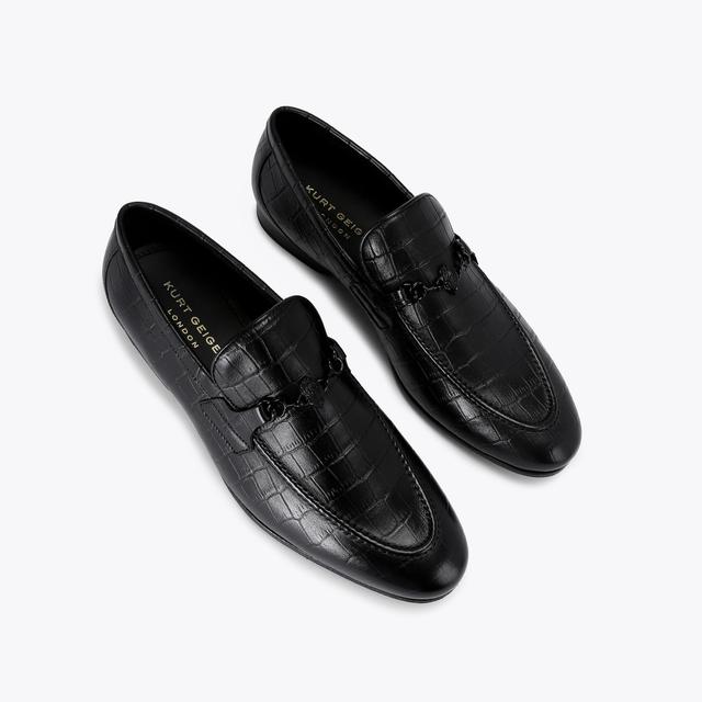 Carvela By Kurt Geiger ALTON CROC Croc Embossed Leather Loafer By KURT GEIGER LONDON