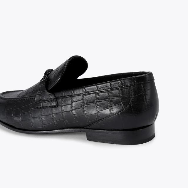 Carvela By Kurt Geiger ALTON CROC Croc Embossed Leather Loafer By KURT GEIGER LONDON