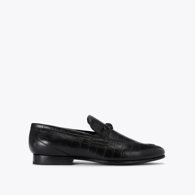 carvela by kurt geiger ALTON CROC Croc Embossed Leather Loafer by KURT GEIGER LONDON