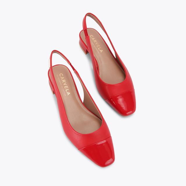 Carvela By Kurt Geiger AMELIA Red Slingback Heel By CARVELA