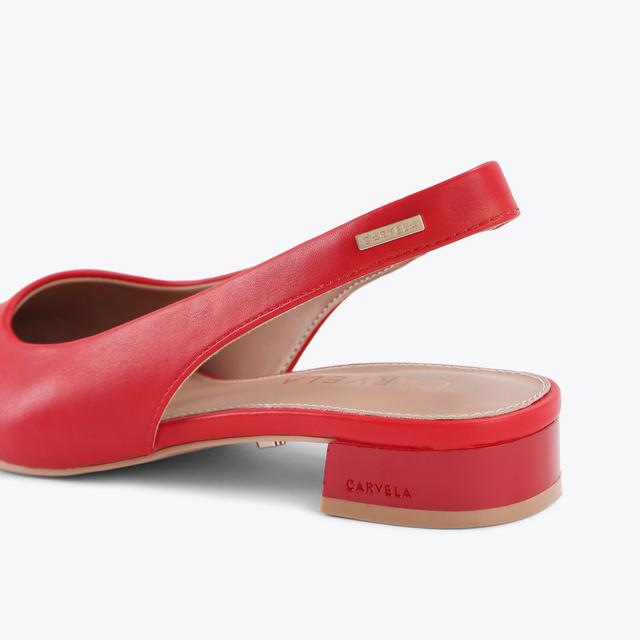 Carvela By Kurt Geiger AMELIA Red Slingback Heel By CARVELA