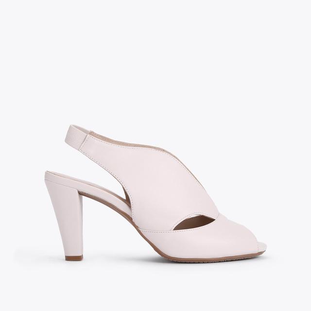 carvela by kurt geiger ARABELLA Cream Leather Slingback Heels by CARVELA COMFORT