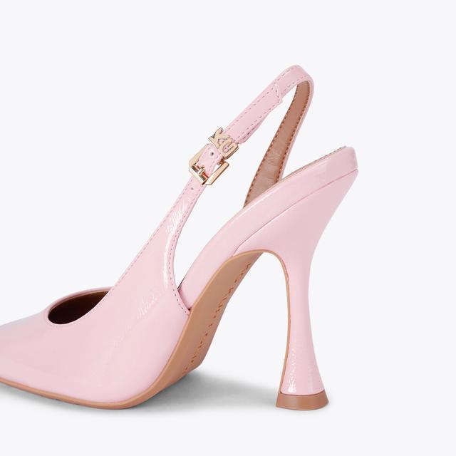 Carvela By Kurt Geiger ARIA2 Pale Pink Patent Heel By KG KURT GEIGER