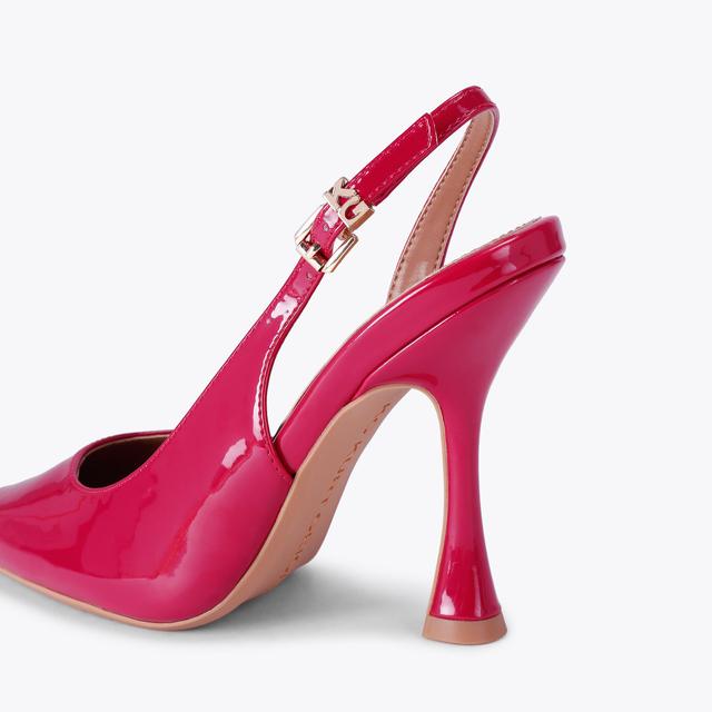 Carvela By Kurt Geiger ARIA2 Pink Flared Heel By KG KURT GEIGER