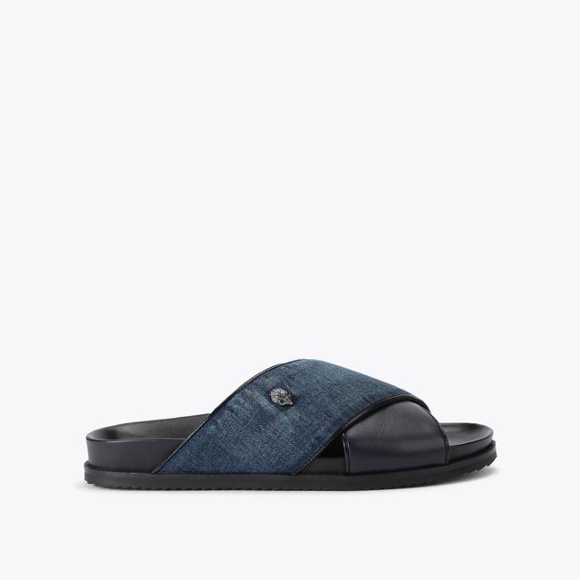 carvela by kurt geiger BARON SANDAL Sandal Denim Slip On by KURT GEIGER LONDON