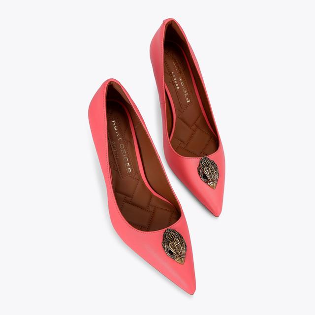 Carvela By Kurt Geiger BELGRAVIA EAGLE COURT Sugar Coral Court Heel By KURT GEIGER LONDON