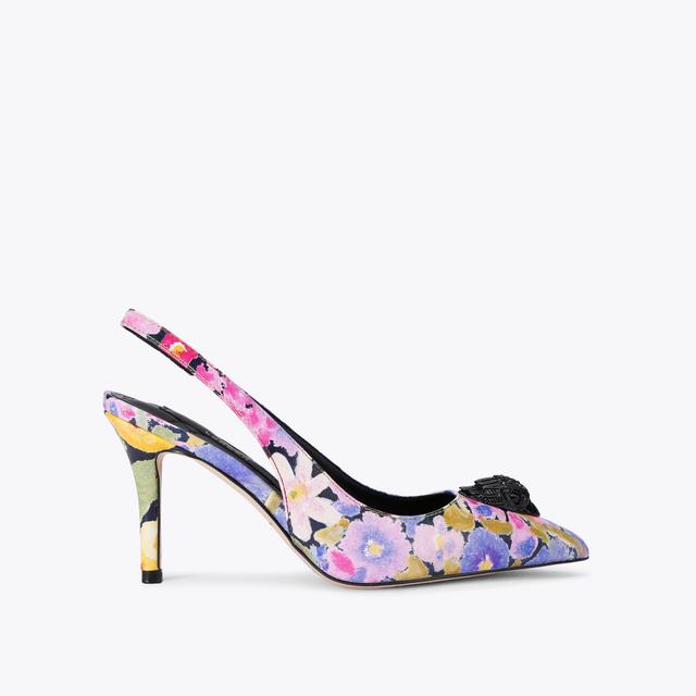 carvela by kurt geiger BELGRAVIA HIGH SLING Floral Leather Slingback Heel by KURT GEIGER LONDON carvela by kurt geiger BELGRAVIA HIGH SLING Floral Leather Slingback Heel by KURT GEIGER LONDON