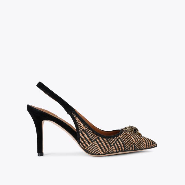 carvela by kurt geiger BELGRAVIA HIGH SLING Slingback Woven High Heels by KURT GEIGER LONDON
