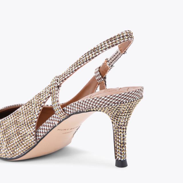 Carvela By Kurt Geiger BELGRAVIA SLING Beige Heel Shoe By KURT GEIGER LONDON