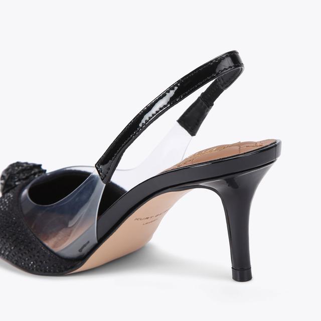 Carvela By Kurt Geiger BELGRAVIA VINYL SLINGBACK Slingback Vinyl Heel By KURT GEIGER LONDON