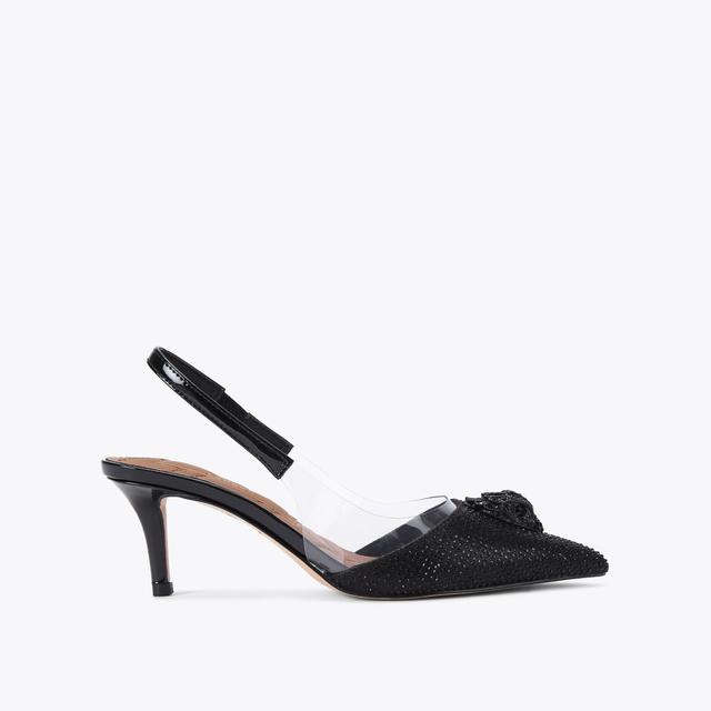 carvela by kurt geiger BELGRAVIA VINYL SLINGBACK Slingback Vinyl Heel by KURT GEIGER LONDON
