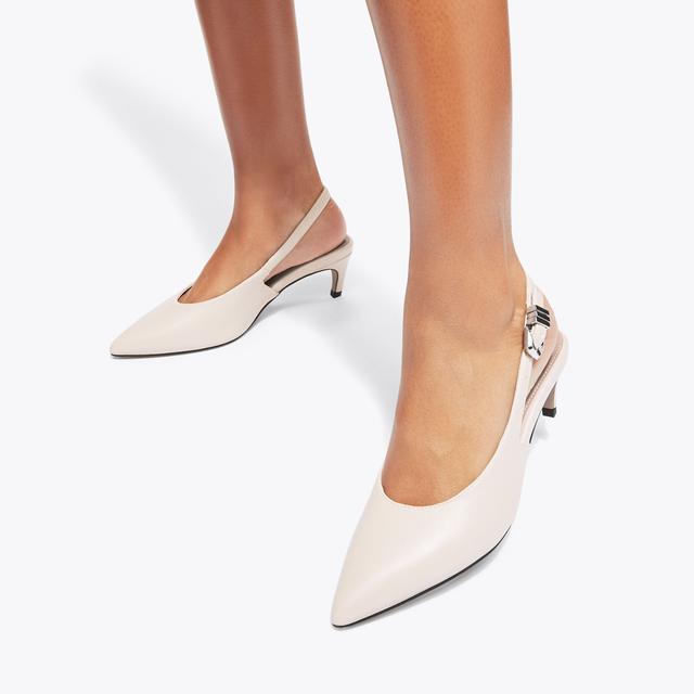 Carvela By Kurt Geiger BELOVED Bone Slingback Heel By KG KURT GEIGER