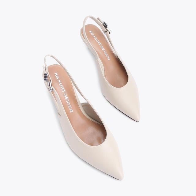 Carvela By Kurt Geiger BELOVED Bone Slingback Heel By KG KURT GEIGER