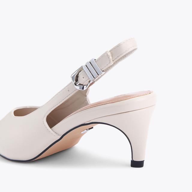 Carvela By Kurt Geiger BELOVED Bone Slingback Heel By KG KURT GEIGER