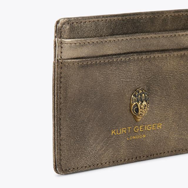 Carvela By Kurt Geiger BOND CARD HOLDER Bronze Metallic Card Holder By KURT GEIGER LONDON