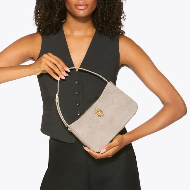 Carvela By Kurt Geiger BOND SHOULDER BAG Beige Calf Hair Bond Shoulder By KURT GEIGER LONDON