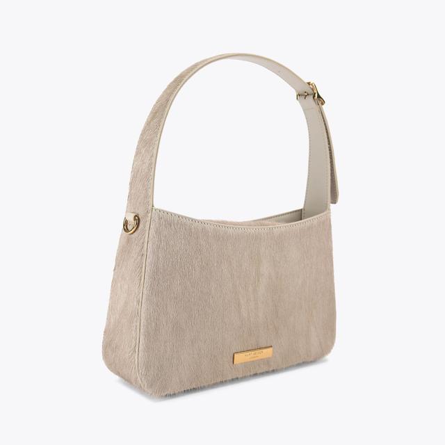 Carvela By Kurt Geiger BOND SHOULDER BAG Beige Calf Hair Bond Shoulder By KURT GEIGER LONDON