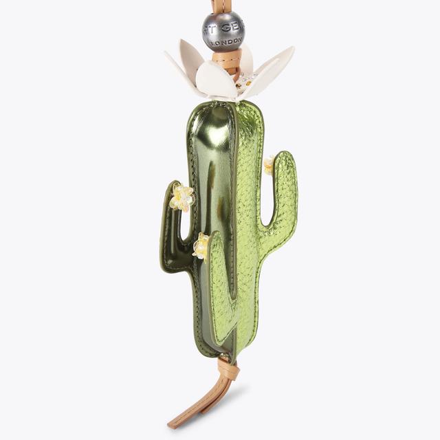 Carvela By Kurt Geiger CACTUS CHARM Green Metallic Cactus Charm By KURT GEIGER LONDON