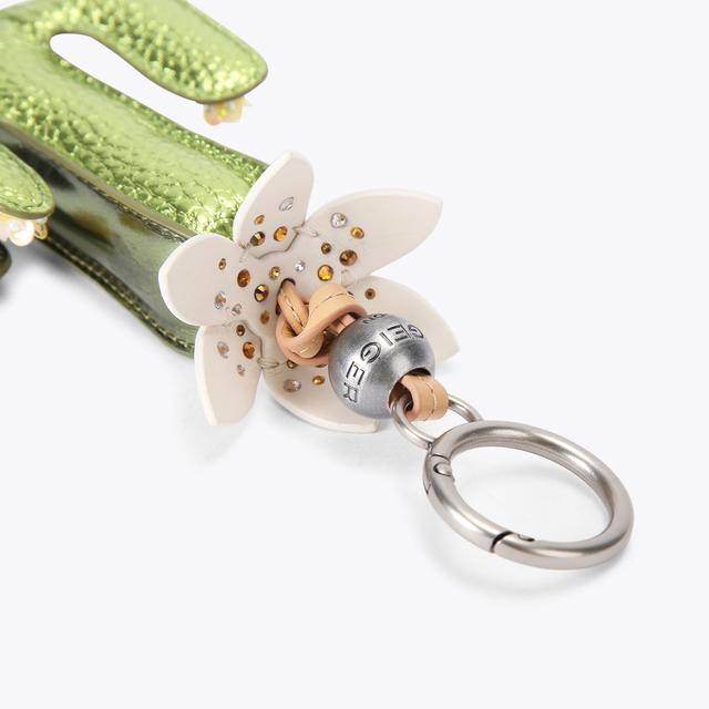 Carvela By Kurt Geiger CACTUS CHARM Green Metallic Cactus Charm By KURT GEIGER LONDON