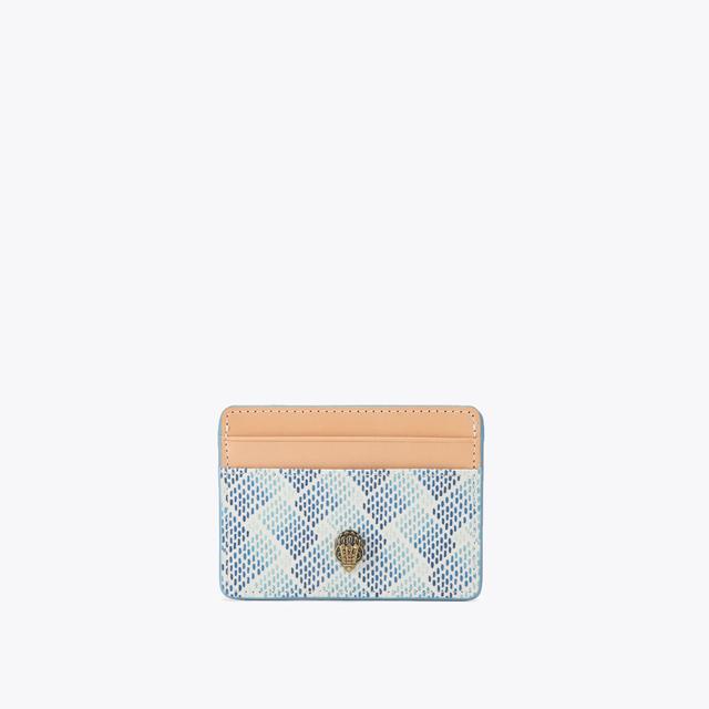 carvela by kurt geiger CAMDEN CARD HOLDER Blue White Canvas Card Holder by KURT GEIGER LONDON