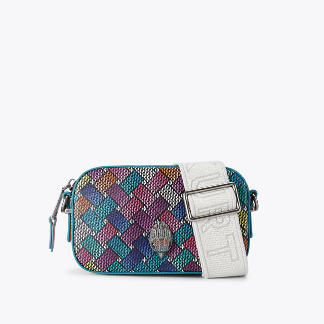 carvela by kurt geiger CAMDEN SM CAMERA BAG Rainbow Weave Camera Bag by KURT GEIGER LONDON