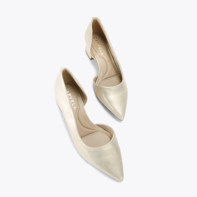Carvela By Kurt Geiger CAMILLA Metallic Court Heel By CARVELA COMFORT