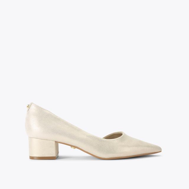carvela by kurt geiger CAMILLA Metallic Court Heel by CARVELA COMFORT
