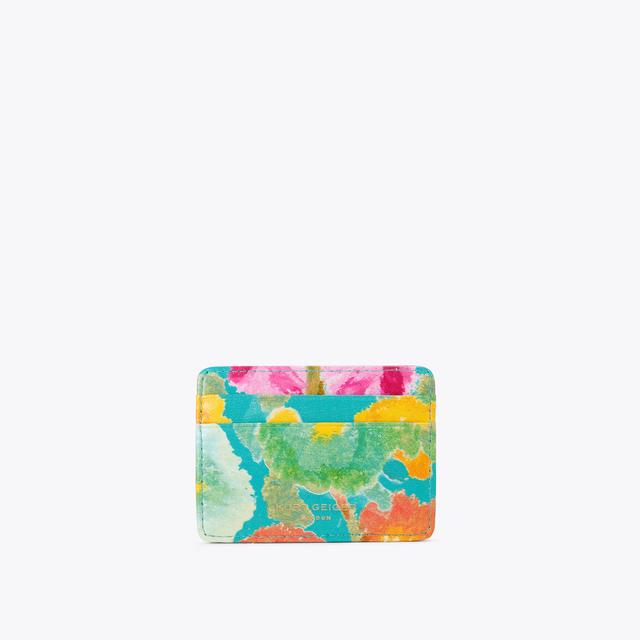 Carvela By Kurt Geiger CARD HOLDER KENSINGTON Floral Leather Card Holder By KURT GEIGER LONDON