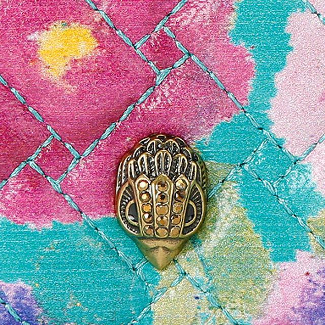 Carvela By Kurt Geiger CARD HOLDER KENSINGTON Floral Leather Card Holder By KURT GEIGER LONDON