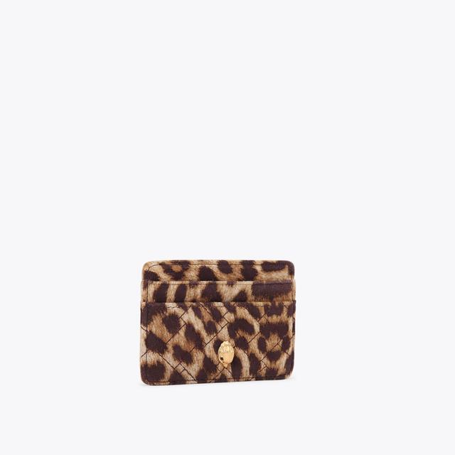 Carvela By Kurt Geiger CARD HOLDER KENSINGTON Leopard Suede Card Holder By KURT GEIGER LONDON