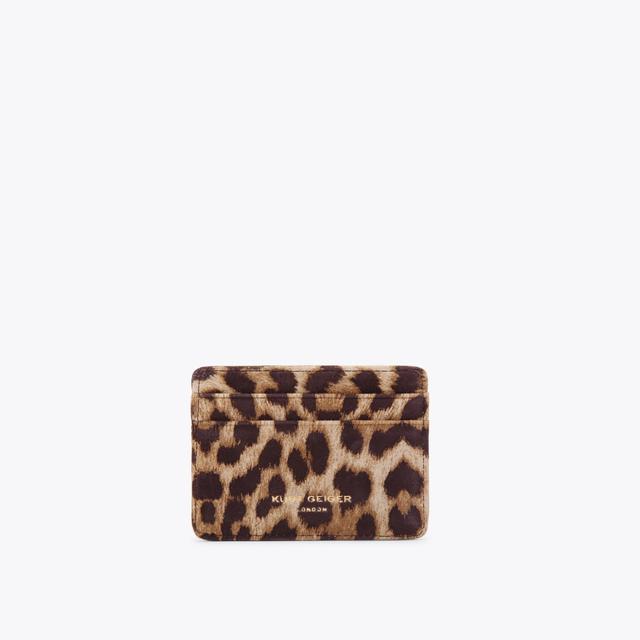 Carvela By Kurt Geiger CARD HOLDER KENSINGTON Leopard Suede Card Holder By KURT GEIGER LONDON