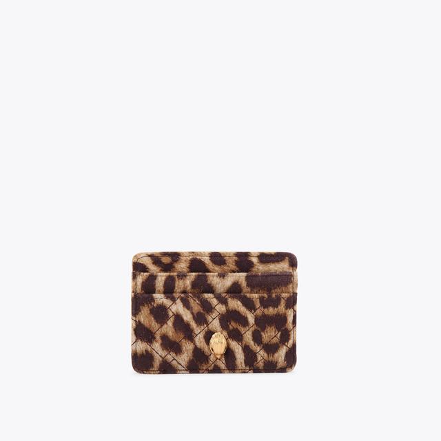 carvela by kurt geiger CARD HOLDER KENSINGTON Leopard Suede Card Holder by KURT GEIGER LONDON
