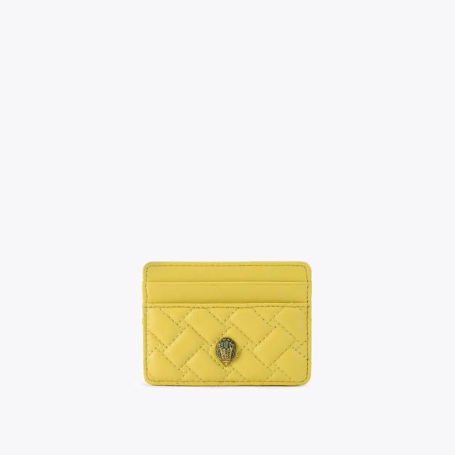 carvela by kurt geiger CARD HOLDER KENSINGTON Yellow Leather Card Holder by KURT GEIGER LONDON