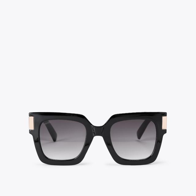 carvela by kurt geiger CARVELA CHUNKY FLARE Brown Square Cat Eye Sunglasses by CARVELA