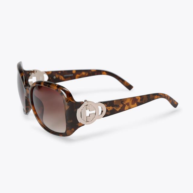 Carvela By Kurt Geiger CARVELA OVERSIZED C Tortoiseshell Sunglasses By CARVELA