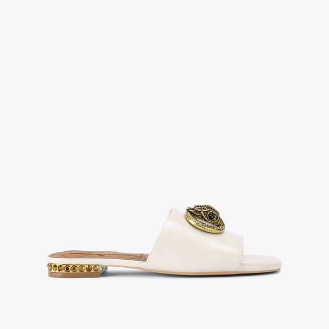 carvela by kurt geiger CHELSEA FLAT SANDAL Patent Bone Slip On Sandal by KURT GEIGER LONDON