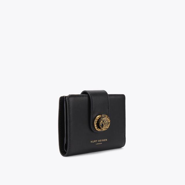 Carvela By Kurt Geiger CHELSEA FOLD WALLET Black Flap Over Wallet By KURT GEIGER LONDON