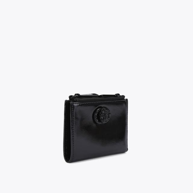 Carvela By Kurt Geiger CHELSEA MINI PURSE DR Black Drench Flip Wallet By KURT GEIGER LONDON