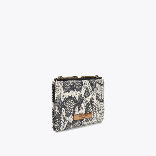 Carvela By Kurt Geiger CHELSEA MINI PURSE Snake Printed Leather Purse By KURT GEIGER LONDON