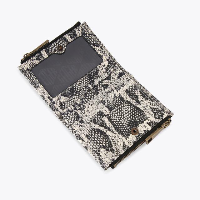 Carvela By Kurt Geiger CHELSEA MINI PURSE Snake Printed Leather Purse By KURT GEIGER LONDON