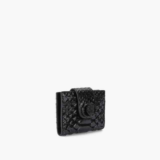 Carvela By Kurt Geiger CHELSEA MULTI CARD DR Black Lizard Card Wallet By KURT GEIGER LONDON