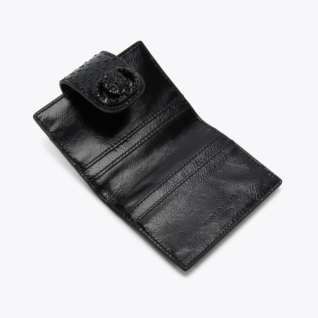 Carvela By Kurt Geiger CHELSEA MULTI CARD DR Black Lizard Card Wallet By KURT GEIGER LONDON