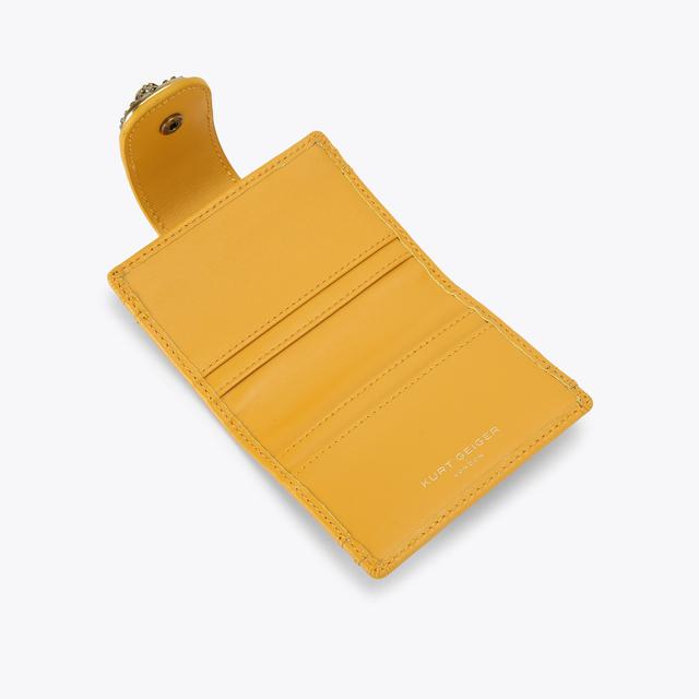 Carvela By Kurt Geiger CHELSEA MULTI CARD Mustard Leather Card Holder By KURT GEIGER LONDON
