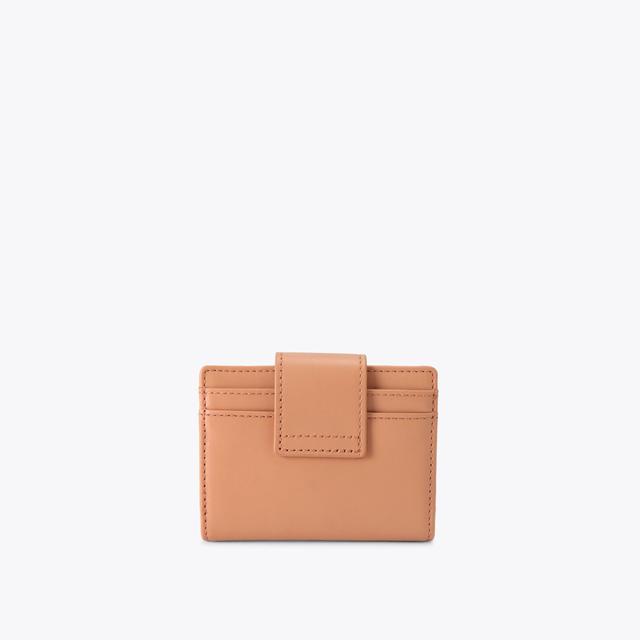 Carvela By Kurt Geiger CHELSEA MULTI CARD Tan Flap Over Wallet By KURT GEIGER LONDON