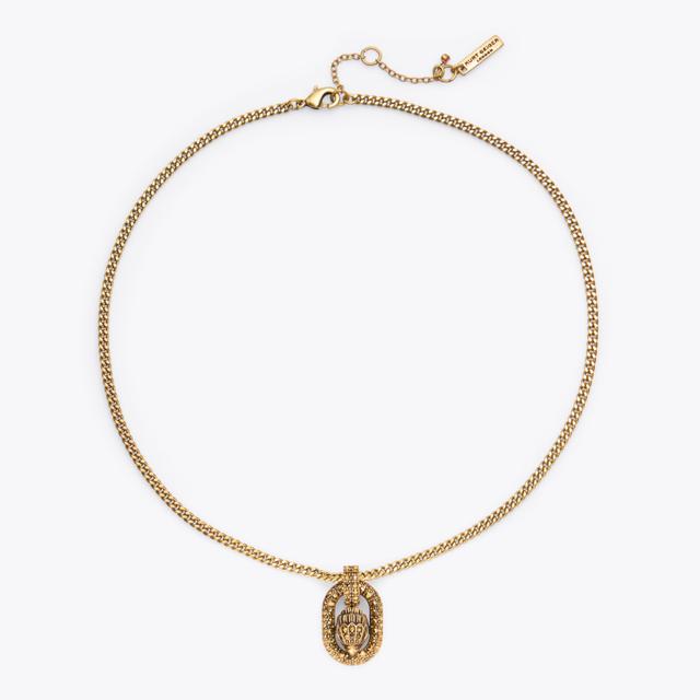 carvela by kurt geiger CHELSEA NECKLACE Brass Eagle Head Necklace by KURT GEIGER LONDON
