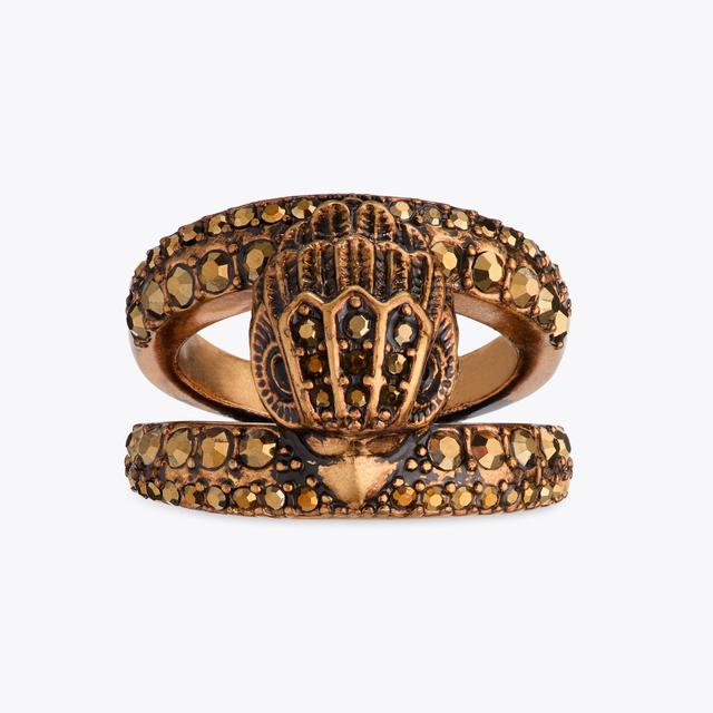 Carvela By Kurt Geiger CHELSEA RING Antiqued Brass Ring By KURT GEIGER LONDON