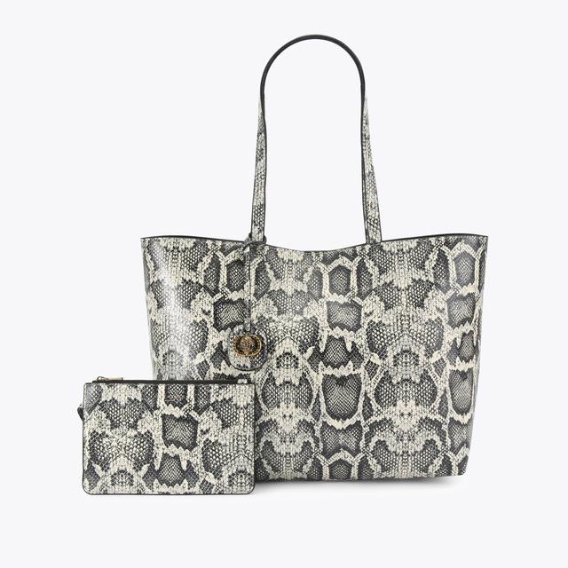 carvela by kurt geiger CHELSEA SHOPPER BAG Snake Skin Shopper Bag by KURT GEIGER LONDON