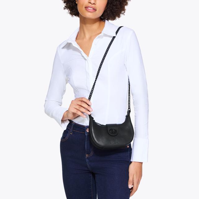 Carvela By Kurt Geiger CHELSEA SM HOBO XBODY DR Black Cross Body Bag By KURT GEIGER LONDON